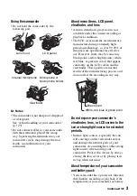 Preview for 3 page of Sony HVR-Z5N Operating Manual