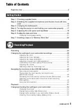 Preview for 5 page of Sony HVR-Z5N Operating Manual