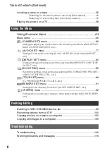 Preview for 6 page of Sony HVR-Z5N Operating Manual