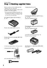 Preview for 8 page of Sony HVR-Z5N Operating Manual