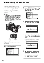 Preview for 20 page of Sony HVR-Z5N Operating Manual