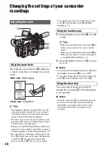 Preview for 28 page of Sony HVR-Z5N Operating Manual