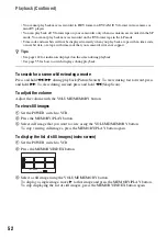 Preview for 52 page of Sony HVR-Z5N Operating Manual