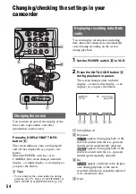 Preview for 54 page of Sony HVR-Z5N Operating Manual