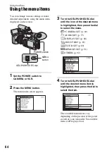 Preview for 64 page of Sony HVR-Z5N Operating Manual