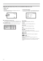 Предварительный просмотр 14 страницы Sony HVRMRC1K - Mem Recording Unit Operating Instructions Manual