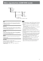 Preview for 17 page of Sony HVRMRC1K - Mem Recording Unit Operating Instructions Manual