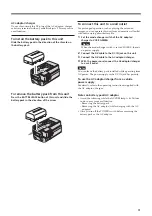 Preview for 21 page of Sony HVRMRC1K - Mem Recording Unit Operating Instructions Manual