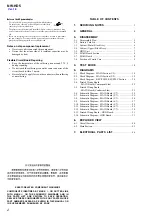 Preview for 2 page of Sony HW-HD5 Service Manual