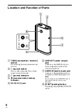 Предварительный просмотр 8 страницы Sony HWSBTA2W - Bluetooth Wireless Audio Transmitter Operating Instructions Manual