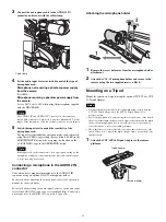 Предварительный просмотр 25 страницы Sony HXC-FB80 Operating Instructions Manual