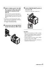 Preview for 9 page of Sony HXR-IFR5 Operating Manual