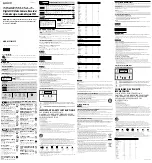 Preview for 1 page of Sony HXR-MC1 Brochure Important Safety Instructions