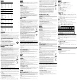 Preview for 2 page of Sony HXR-MC1 Brochure Important Safety Instructions