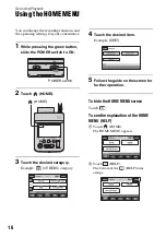 Предварительный просмотр 16 страницы Sony HXR-MC1 Brochure Operating Manual