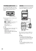 Предварительный просмотр 20 страницы Sony HXR-MC1 Brochure Operating Manual