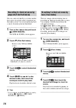 Предварительный просмотр 26 страницы Sony HXR-MC1 Brochure Operating Manual