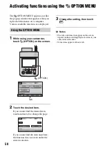 Предварительный просмотр 58 страницы Sony HXR-MC1 Brochure Operating Manual