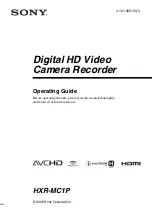 Preview for 110 page of Sony HXR-MC1 Brochure Service Manual