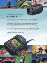 Предварительный просмотр 2 страницы Sony HXR-MC1 Brochure Specifications