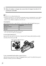 Preview for 14 page of Sony HXR-MC1500P Operating Manual