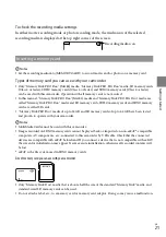 Preview for 21 page of Sony HXR-MC1500P Operating Manual