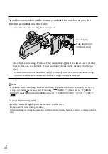 Preview for 22 page of Sony HXR-MC1500P Operating Manual