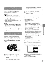 Preview for 31 page of Sony HXR-MC1500P Operating Manual