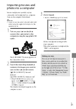 Preview for 61 page of Sony HXR-MC1500P Operating Manual