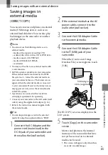 Preview for 65 page of Sony HXR-MC1500P Operating Manual