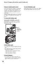 Preview for 18 page of Sony HXR-MC2500 Operating Manual