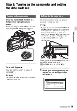 Preview for 19 page of Sony HXR-MC2500 Operating Manual