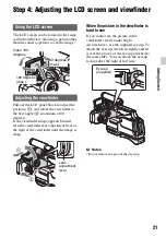 Preview for 21 page of Sony HXR-MC2500 Operating Manual