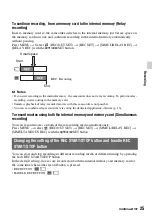 Preview for 25 page of Sony HXR-MC2500 Operating Manual