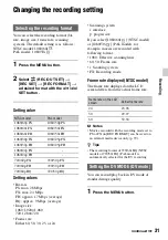 Preview for 31 page of Sony HXR-MC2500 Operating Manual