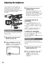 Preview for 34 page of Sony HXR-MC2500 Operating Manual