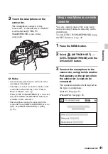 Preview for 41 page of Sony HXR-MC2500 Operating Manual