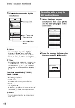 Preview for 42 page of Sony HXR-MC2500 Operating Manual