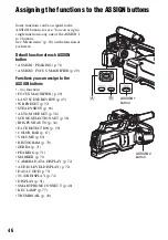 Preview for 46 page of Sony HXR-MC2500 Operating Manual