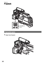 Preview for 48 page of Sony HXR-MC2500 Operating Manual