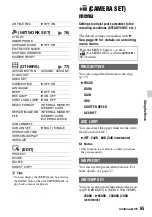 Preview for 65 page of Sony HXR-MC2500 Operating Manual