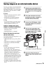 Preview for 79 page of Sony HXR-MC2500 Operating Manual