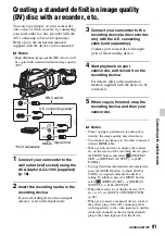 Preview for 81 page of Sony HXR-MC2500 Operating Manual