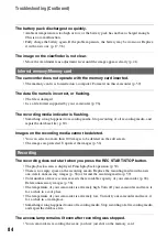 Preview for 84 page of Sony HXR-MC2500 Operating Manual