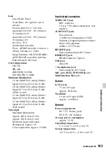 Preview for 103 page of Sony HXR-MC2500 Operating Manual