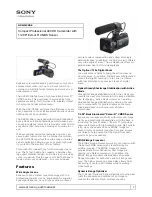 Sony HXR-MC50 Brochure & Specs preview