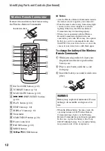 Preview for 12 page of Sony HXR-NX200 Operating Manual