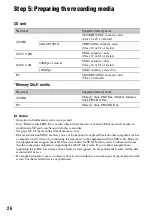 Preview for 26 page of Sony HXR-NX200 Operating Manual