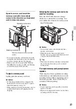 Preview for 27 page of Sony HXR-NX200 Operating Manual