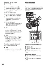 Preview for 42 page of Sony HXR-NX200 Operating Manual